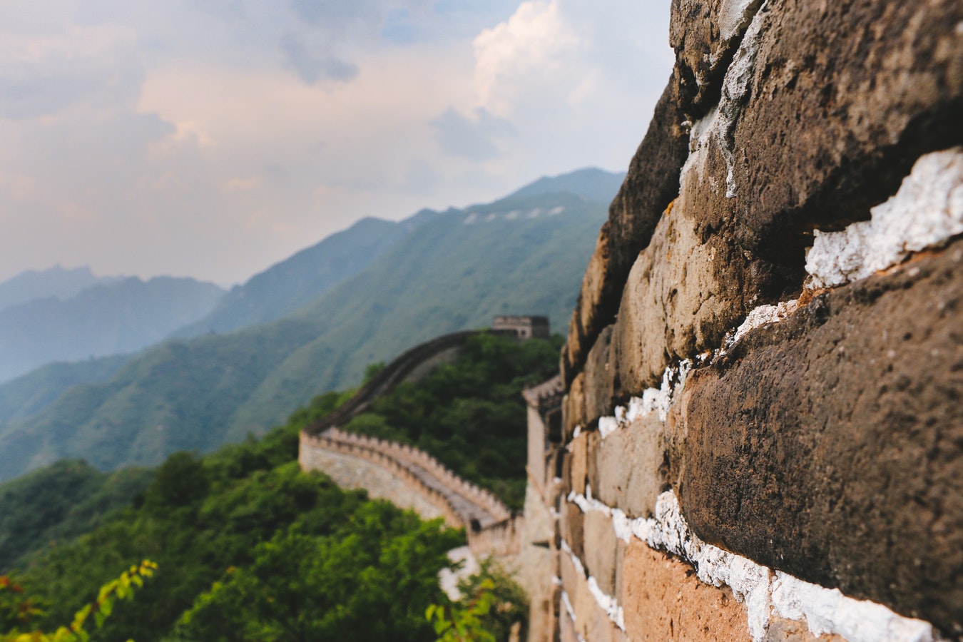 China wall side