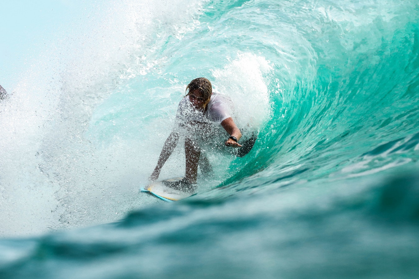 surfer in wave