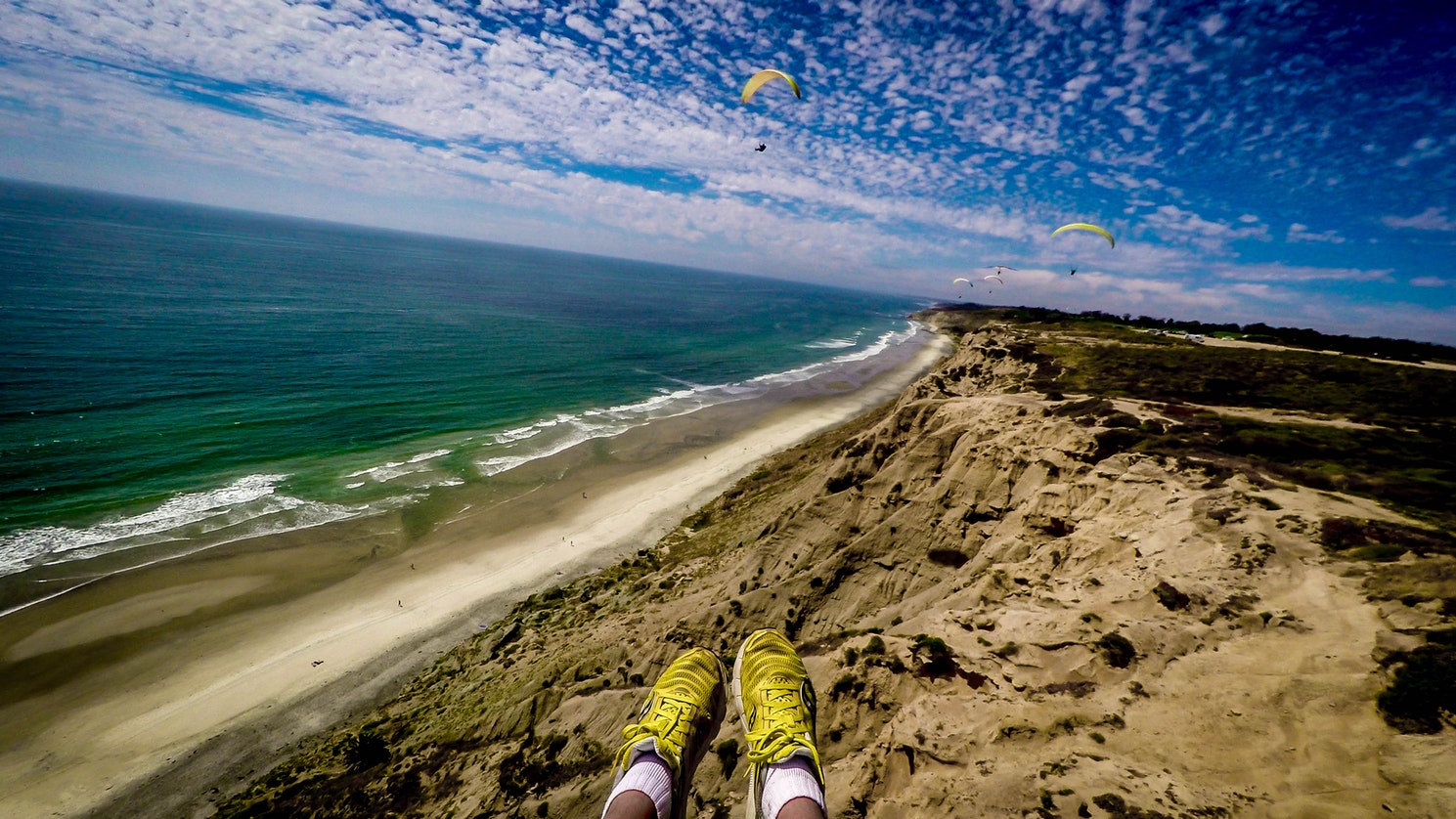 paragliding first person
