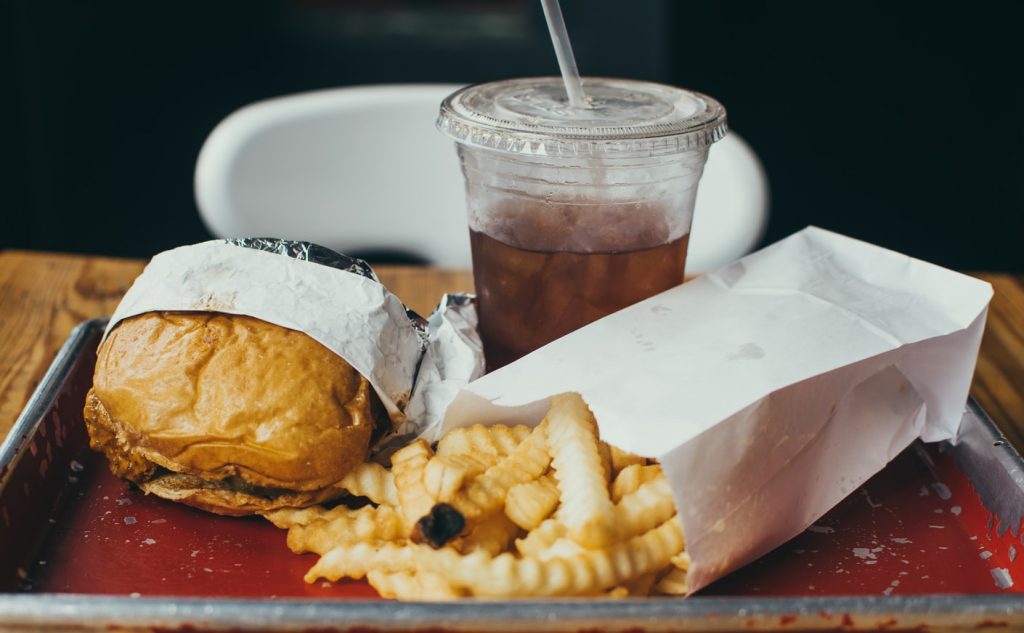 calories fast food