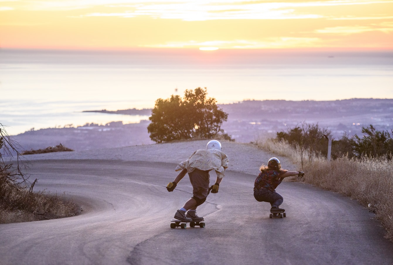 longboard on a vacation