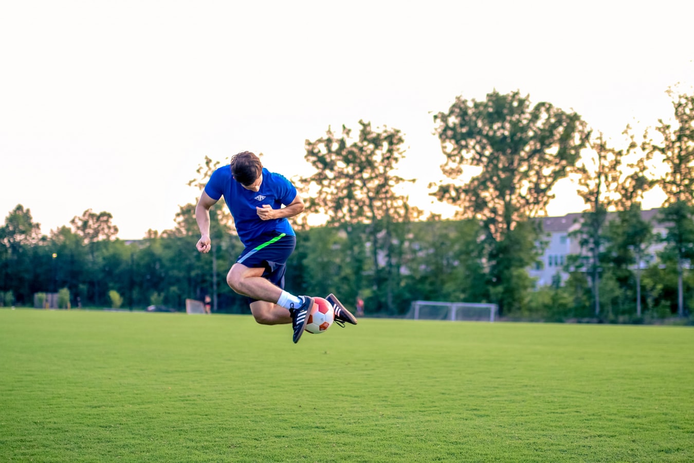 football player jumping